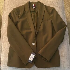 Tommy Hilfiger Olive Green Blazer